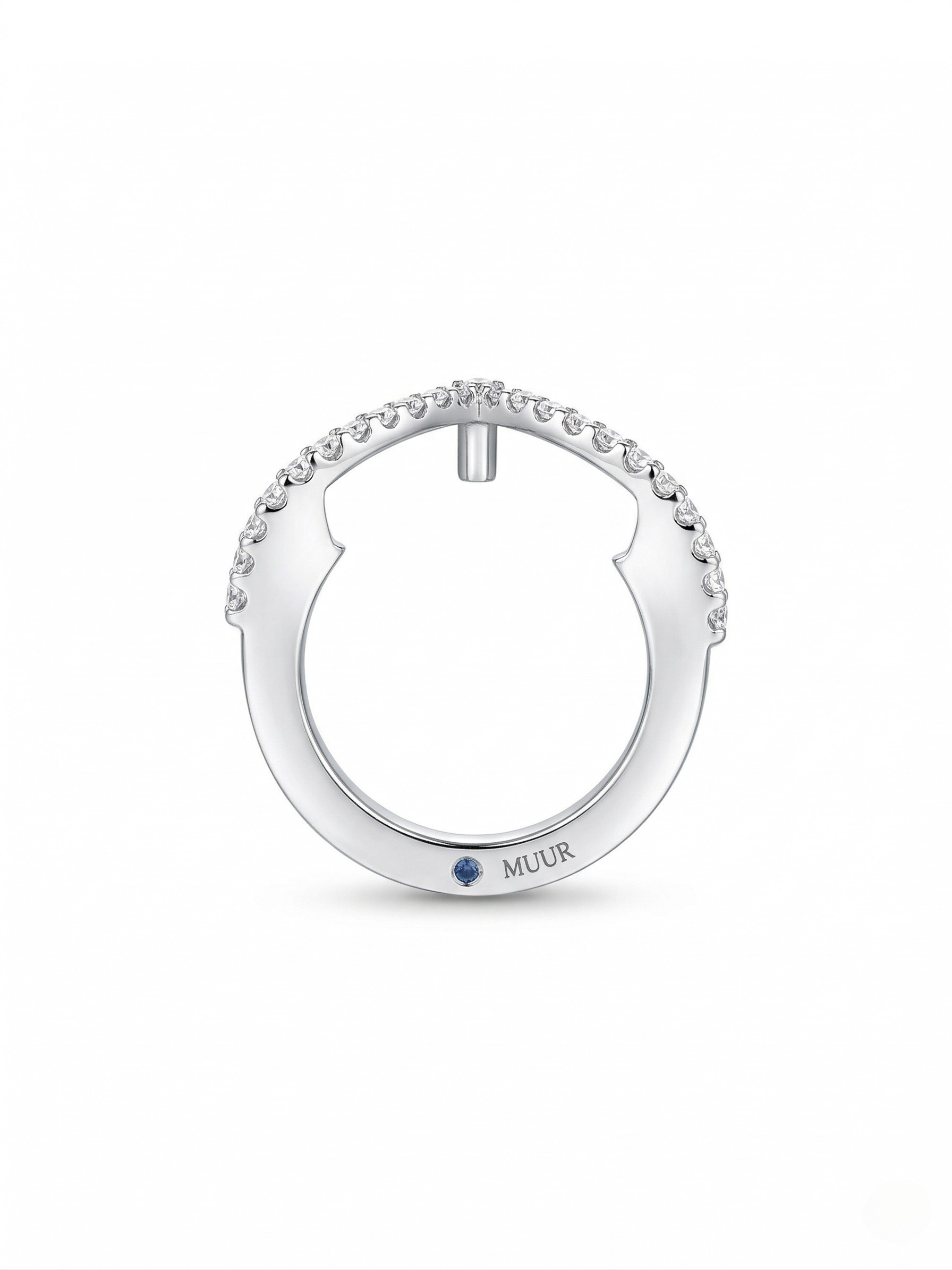 Muur Atelier Solid Gold The Pavé Chevron Jacket - Smart Ring Cover