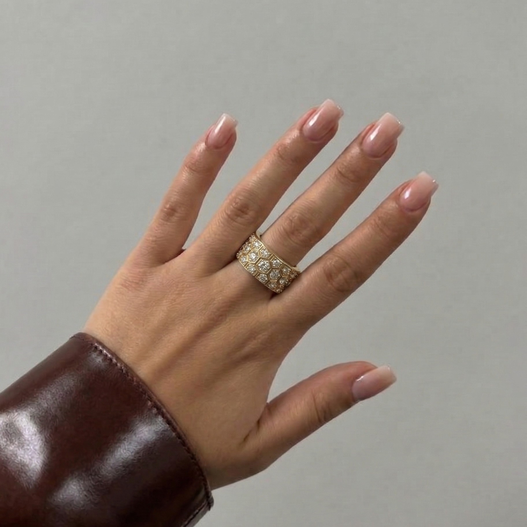honeycomb lab grown oura ring enhancer