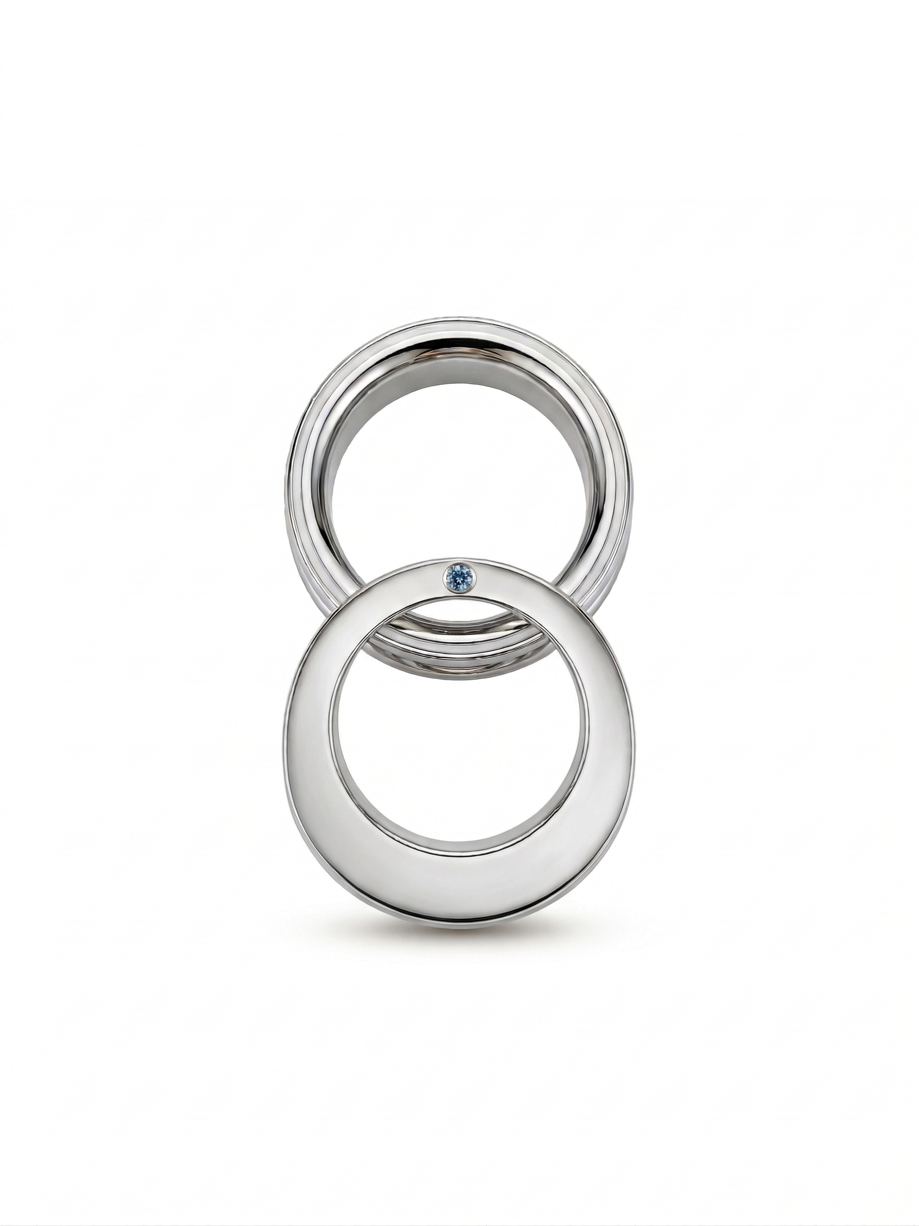 Muur Atelier Solid Gold  The Ethereal Lace Enhancer - 14K Solid White Gold & Brilliant Lab-Grown Diamonds. Crafted for Oura Ring